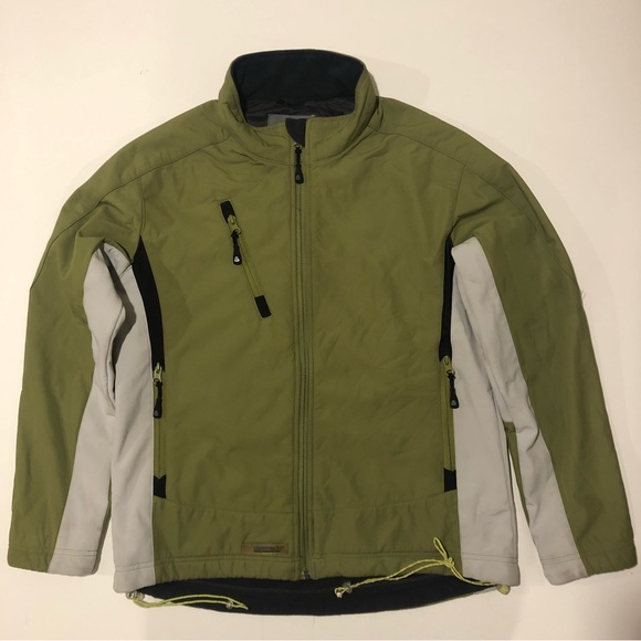 Outer Boundary Jacket Green and White Womens size Medium - Picture 1 of 8